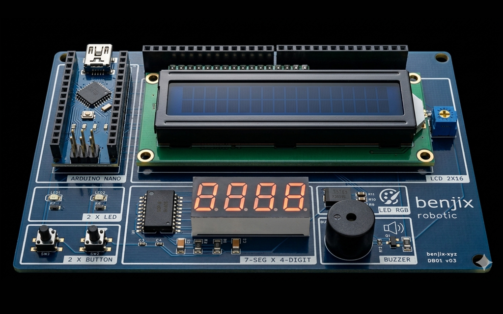 Placa de entrenamiento Arduino Nano v3