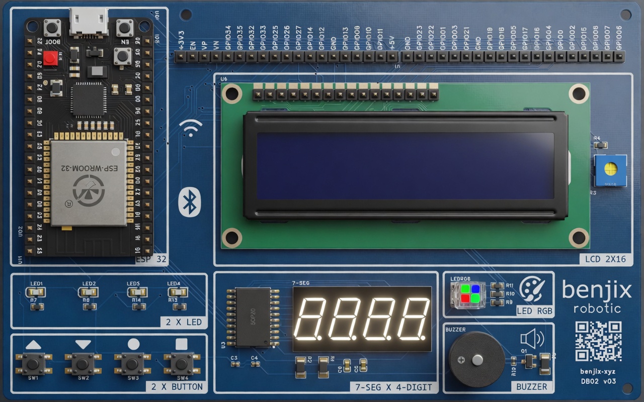 Placa de entrenamiento ESP32 v3